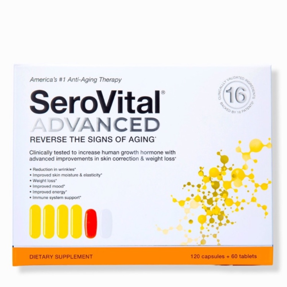 Serovital Advanced vitamin packs.